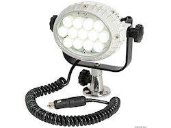 Faro con basetta fissaggio su piano